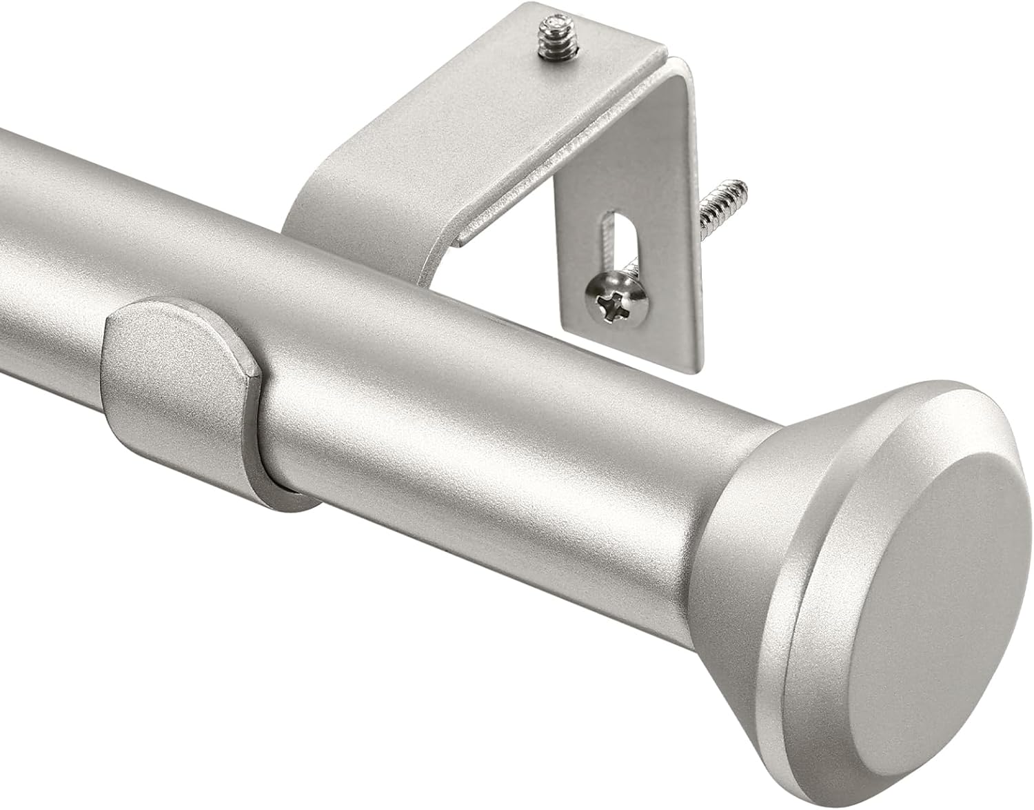 Heavy Duty Curtain Rods for Windows 28-48 Inches with Diamond Finials