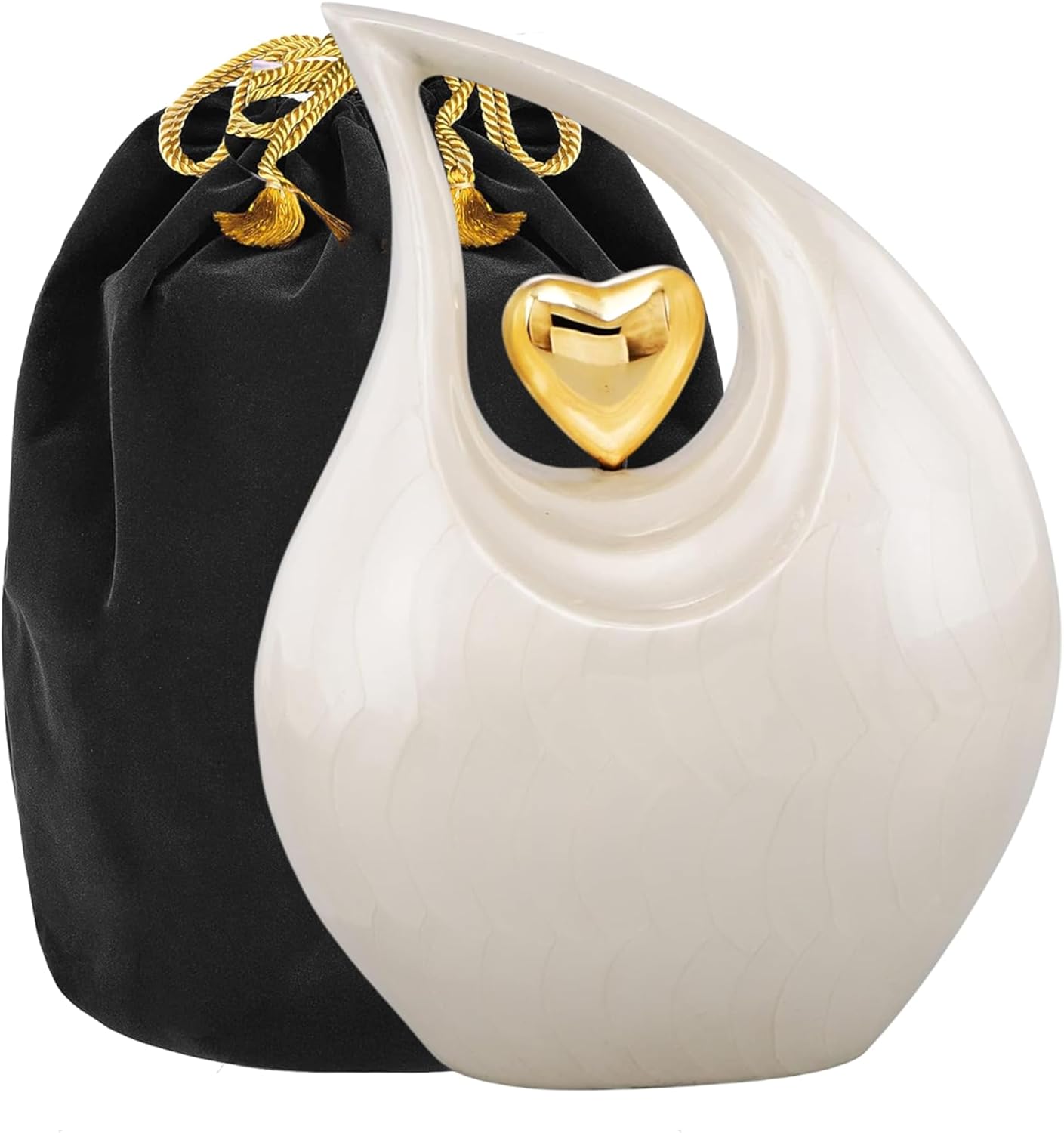 Heart of Love Cremation Urn for Human Ashes