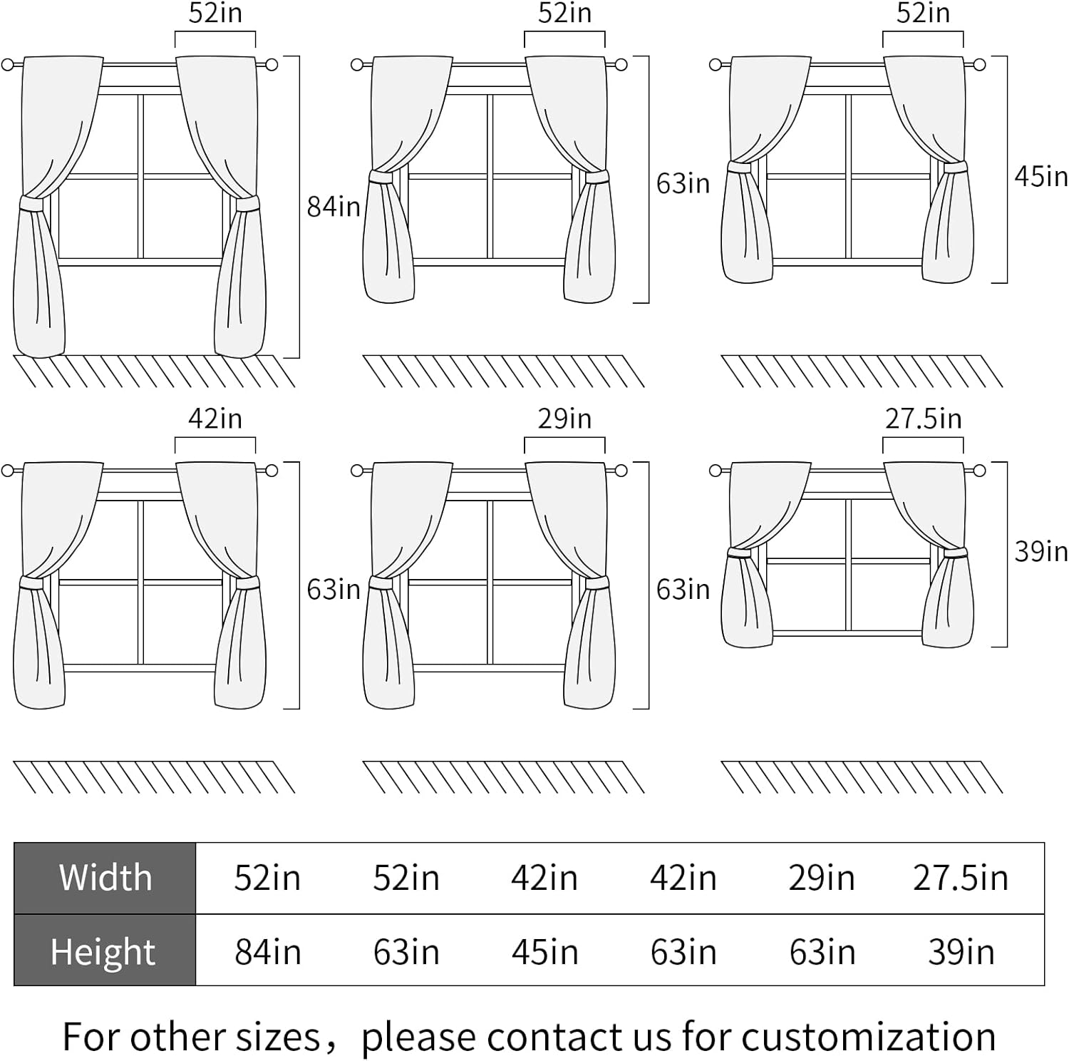 IFFVGX 3-Piece Sunflower Kitchen Curtain Set