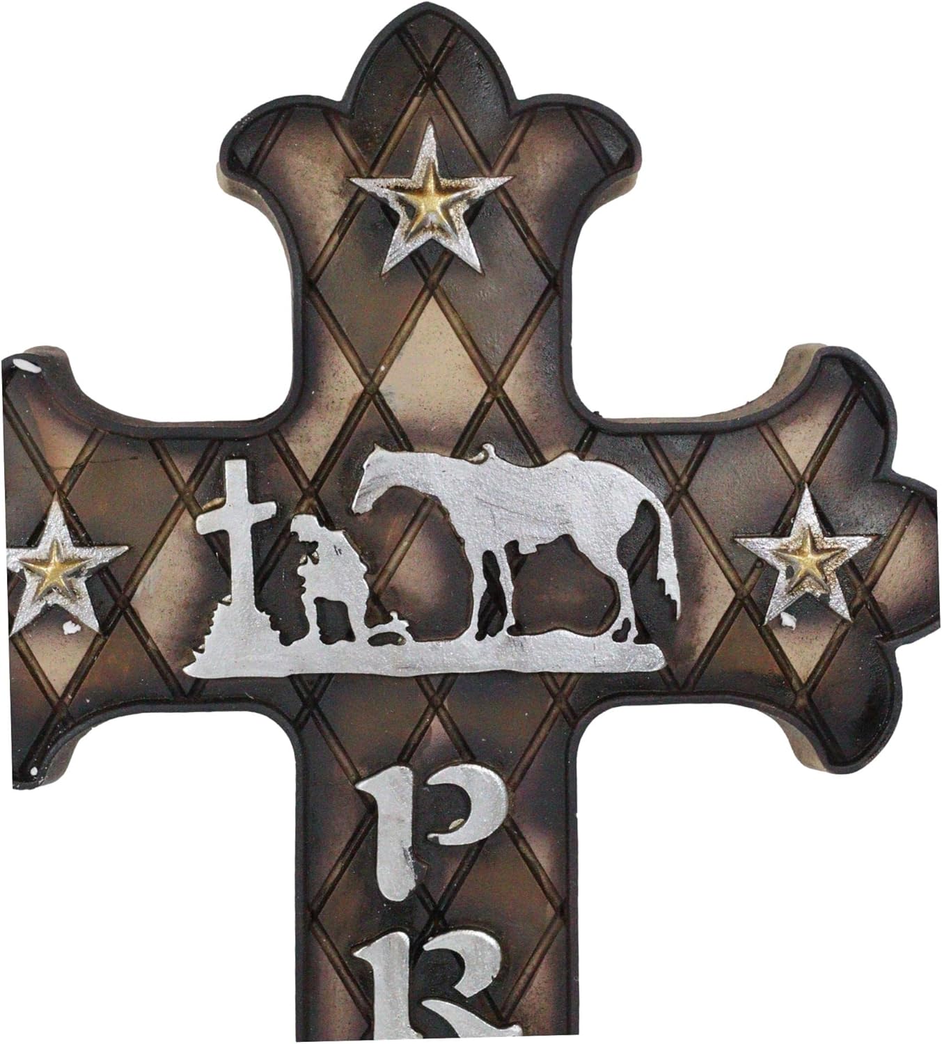 Ebros Gift Inspirational Wall Cross Sculpture