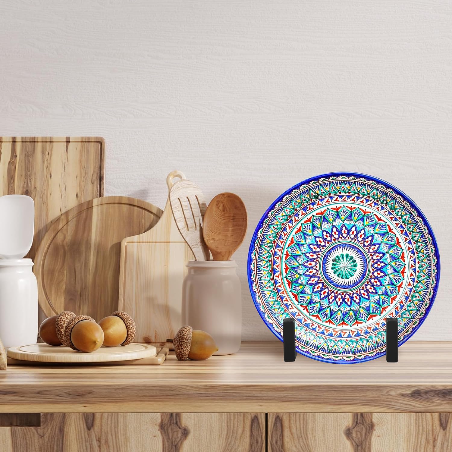 Sweetude 2 Pcs Large Plate Stand Display Easel