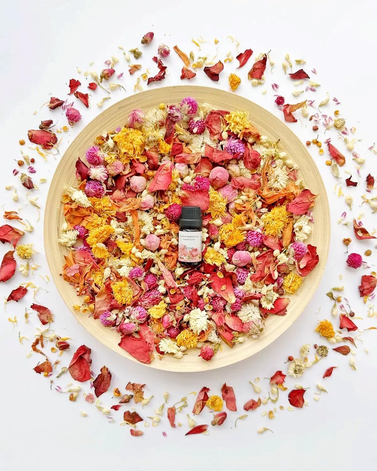 Fall Potpourri Bowl Filler with Rose Scent