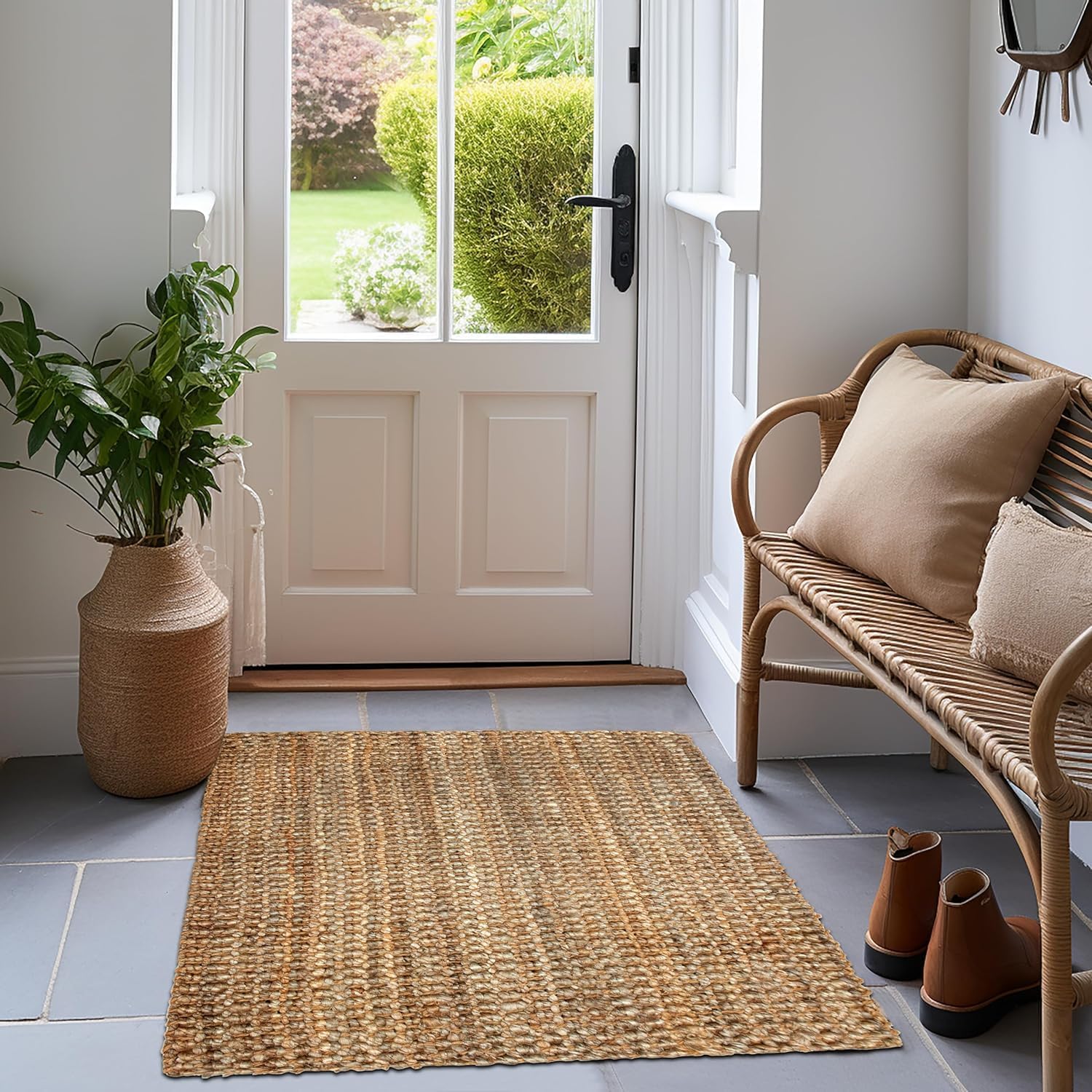 Irongate Jute Handspun Reversible Area Rug 24x36