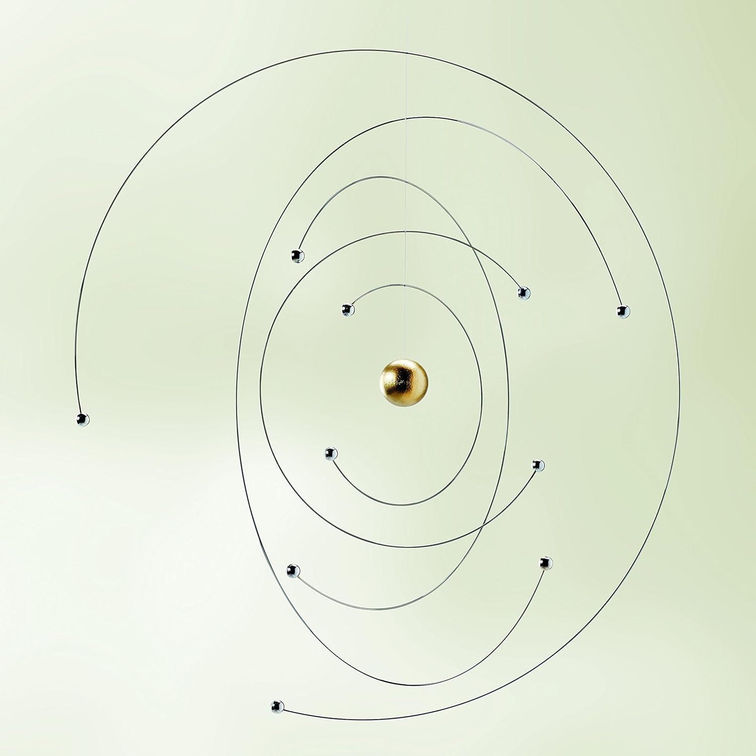 Niels Bohr Atom Model Mobile - 9 Inches Steel