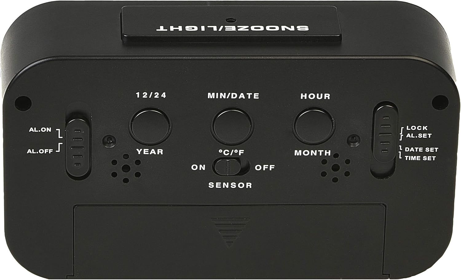 RCA Portable Alarm Clock with Auto Night Light