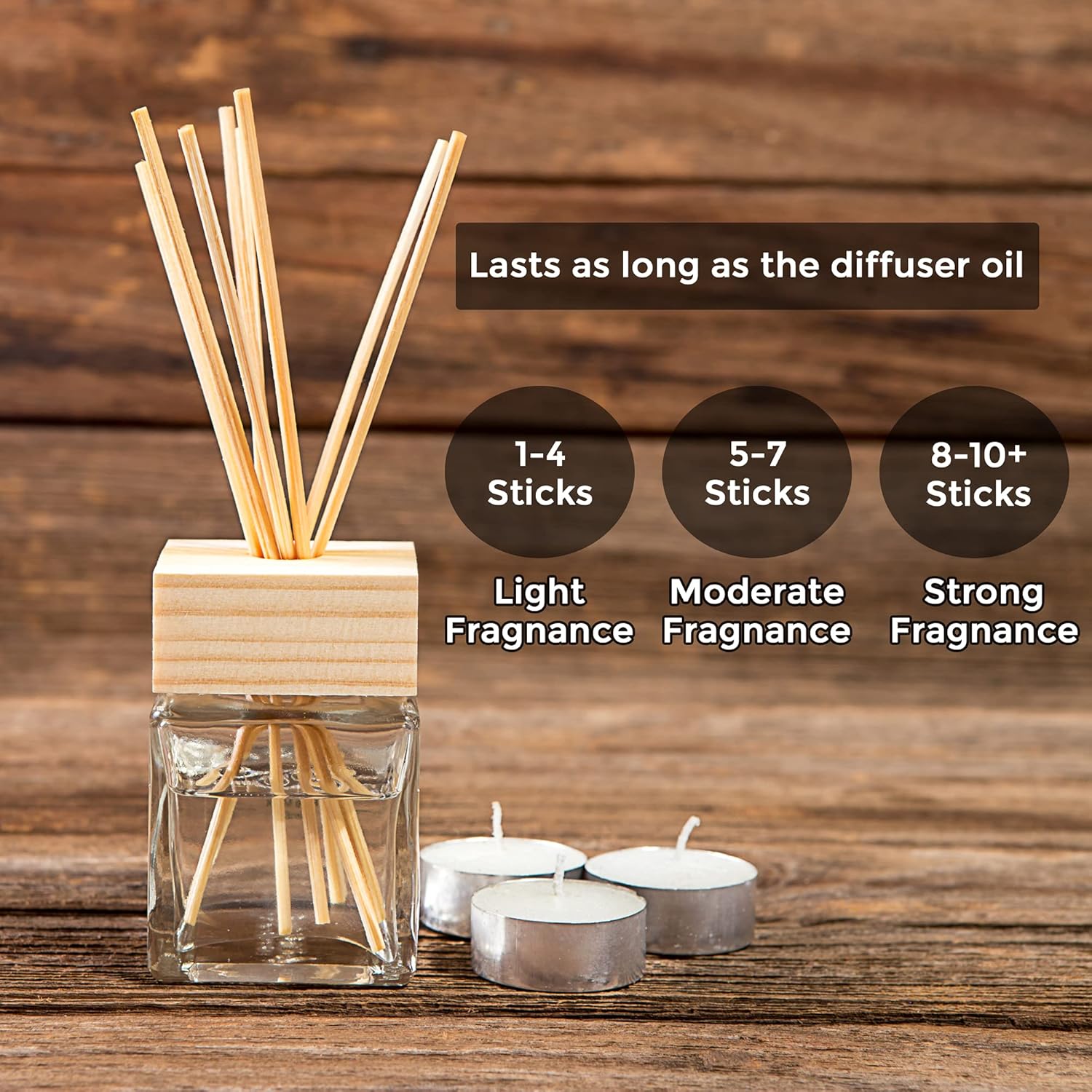 100 pcs Reed Diffuser Sticks 7 Inch Natural Rattan