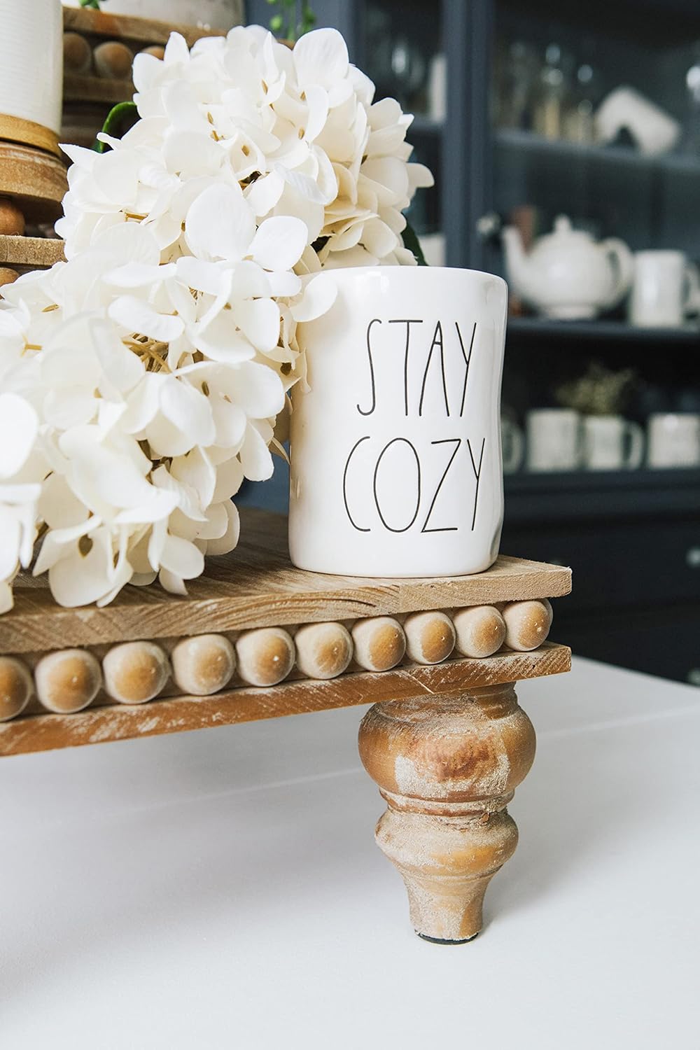 Farmhouse Style Wooden Risers for Decor Large 12x16 Inch