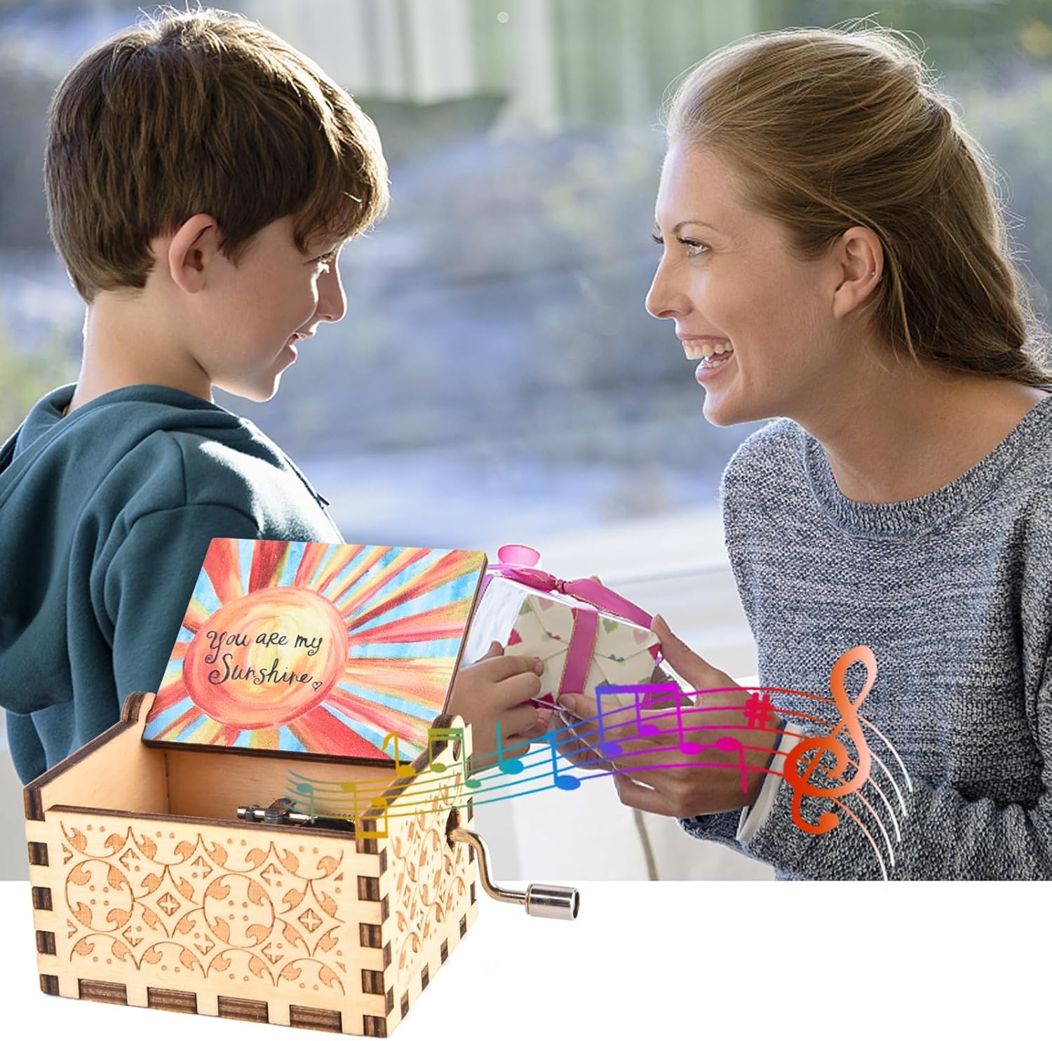 You Are My Sunshine Music Box Wooden Gift