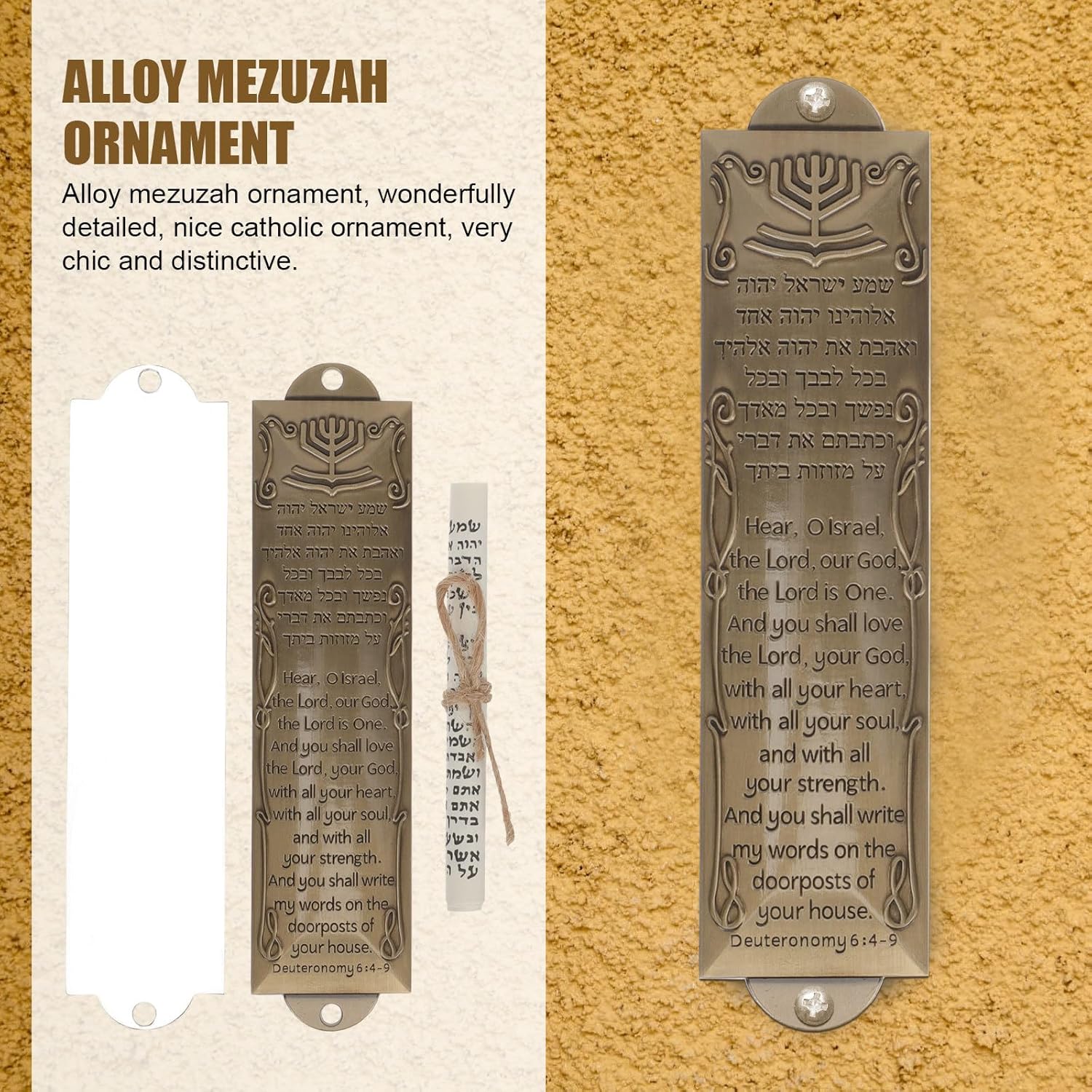 Religious Holy Scroll Mezuzah Door Decor