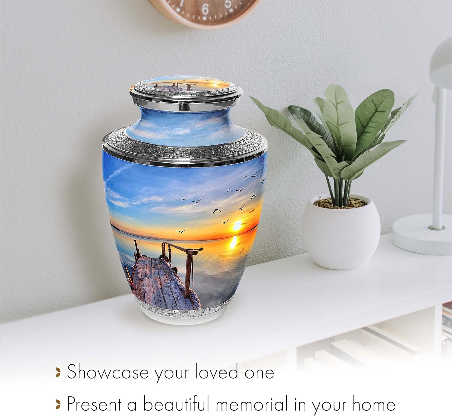Dock of The Bay Cremation Urn for Ashes Adult Male