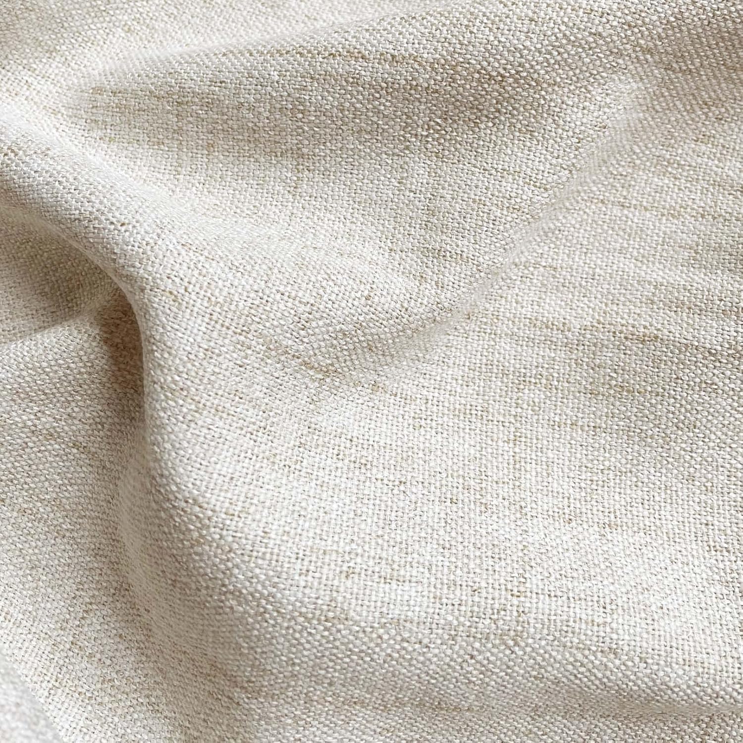 Oindec Faux Linen Valance 54x15 Inch Natural