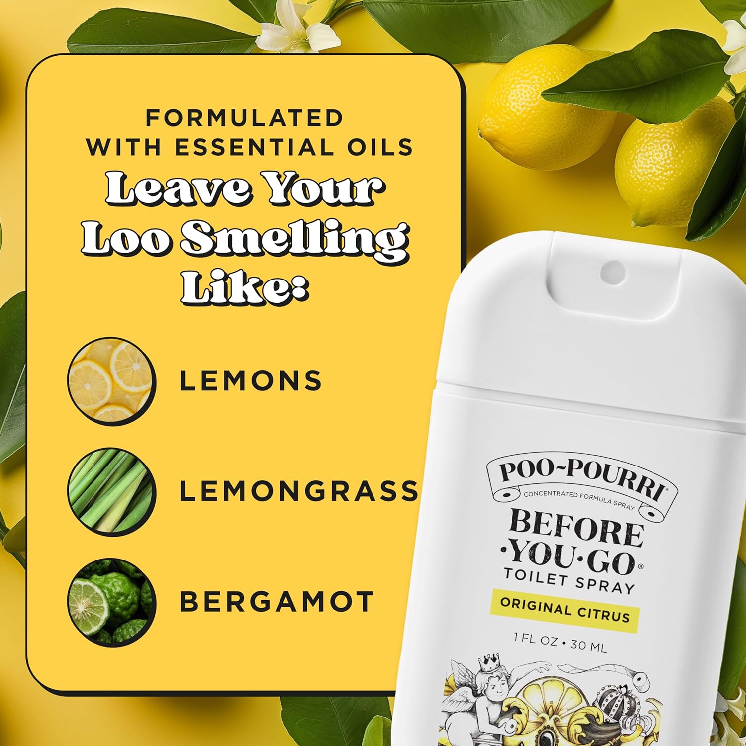 Poo-Pourri Original Citrus Toilet Spray 1 oz