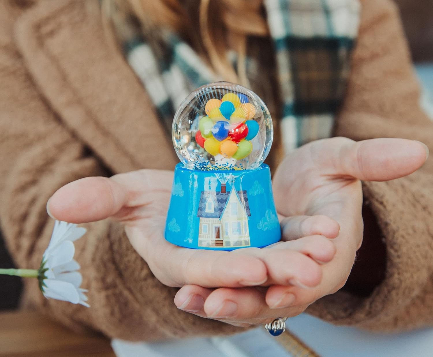Disney Pixar UP Light-Up Snow Globe 3 Inches Tall