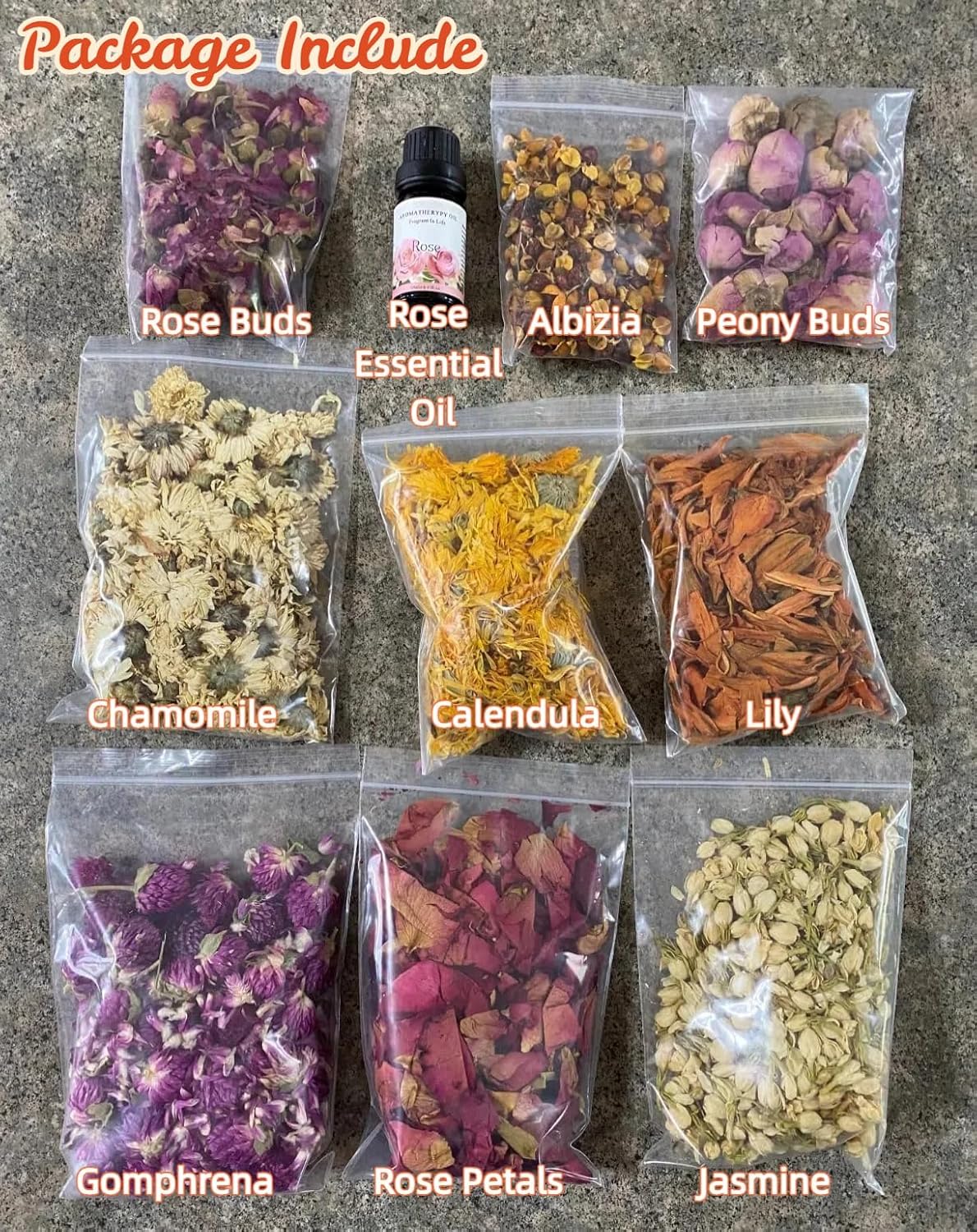 Fall Potpourri Bowl Filler with Rose Scent