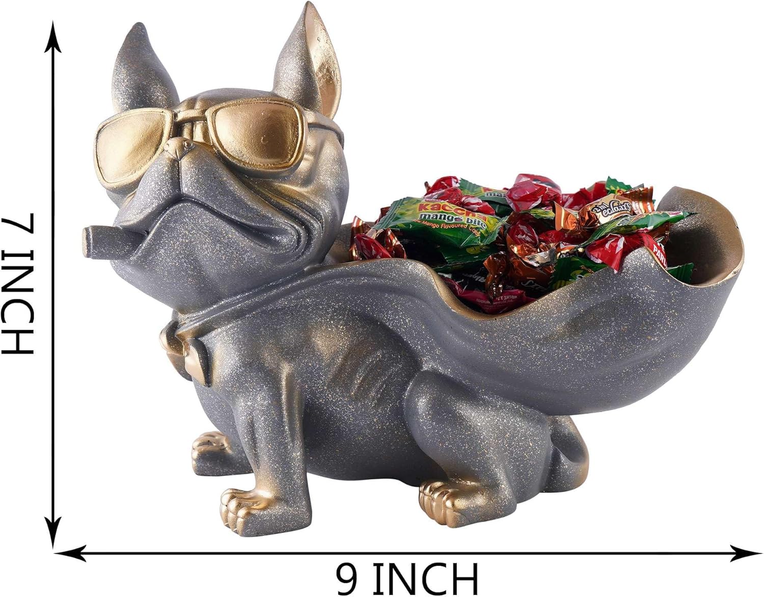 Cool Dog Resin Sculpture Showpiece for Home Decor