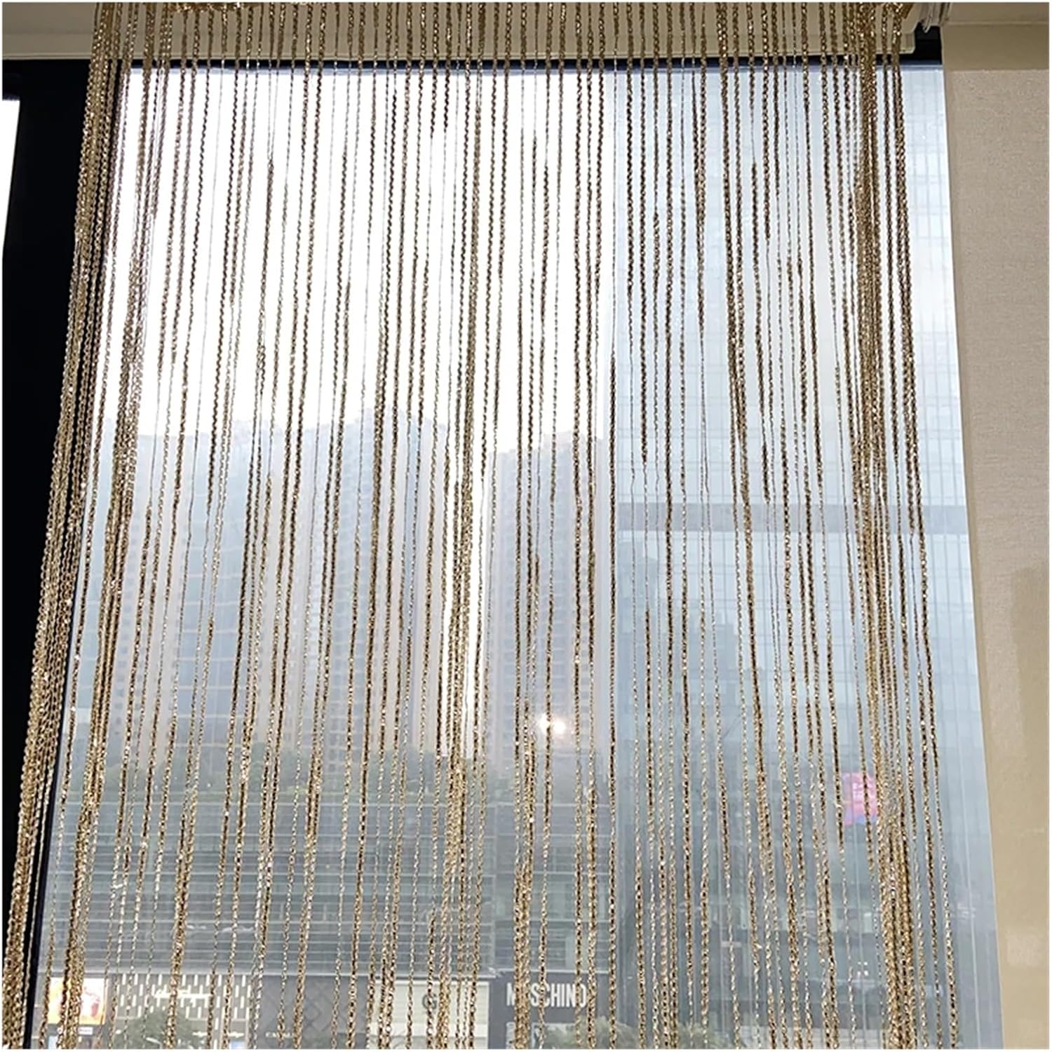 Shiny Tassel String Curtain for Room Division and Decor