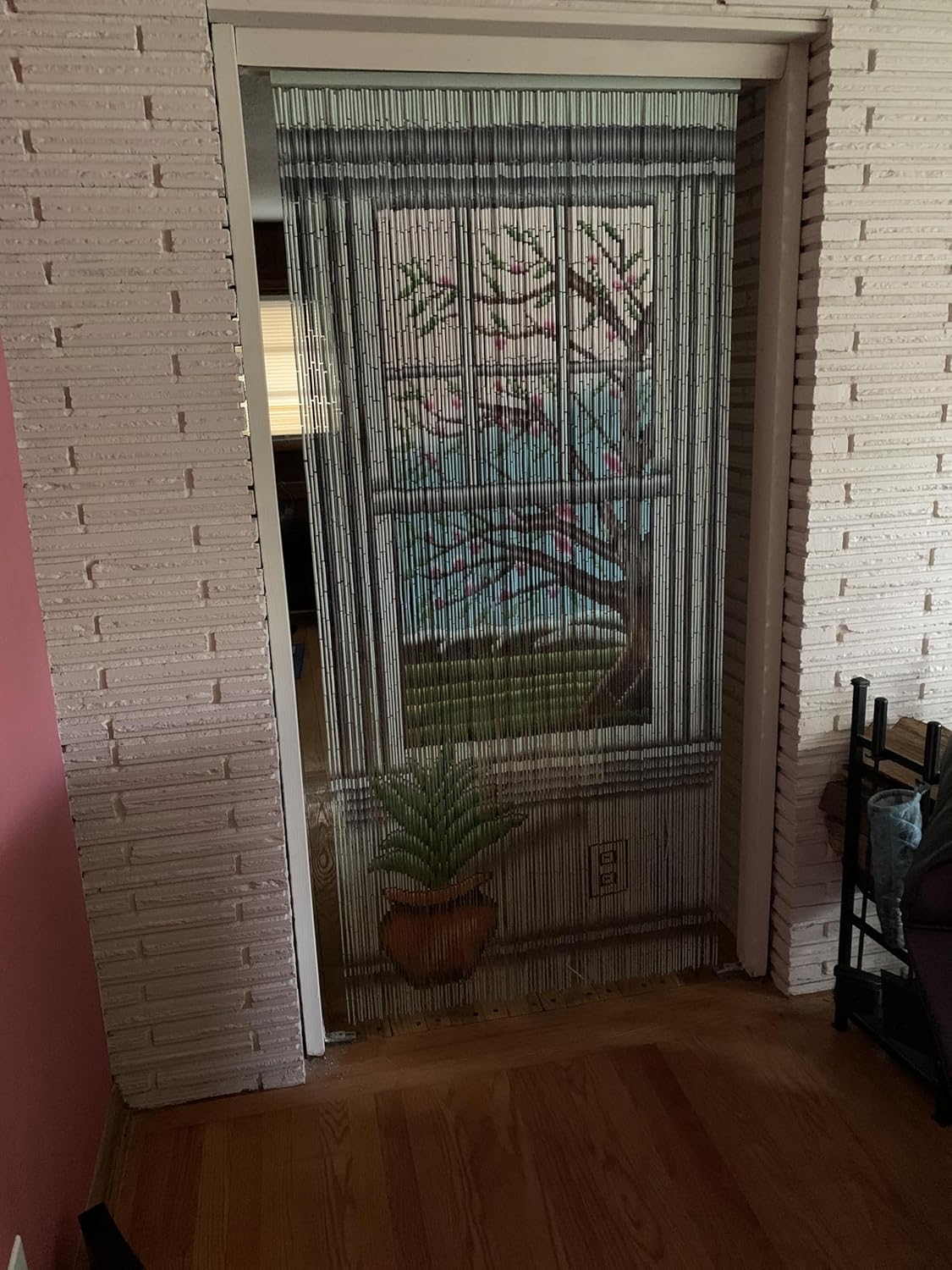 Beaded Curtain Real 125 Strand Bamboo Artwork