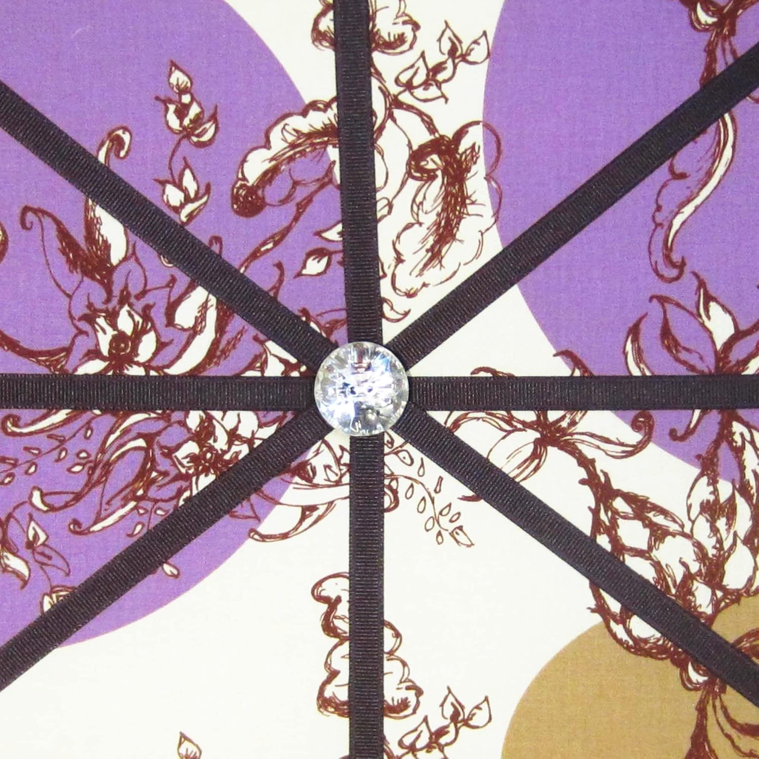 11x14 Purple Brown Cream French Memory Board Bow Board