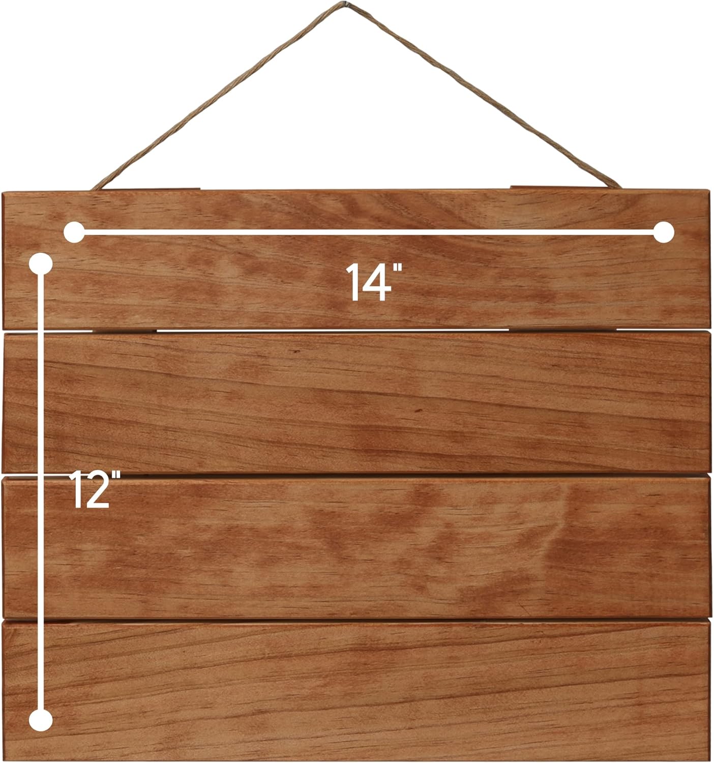 Personalized Stained Wood Pallet Sign - 12x14 Custom Wood Wall Art