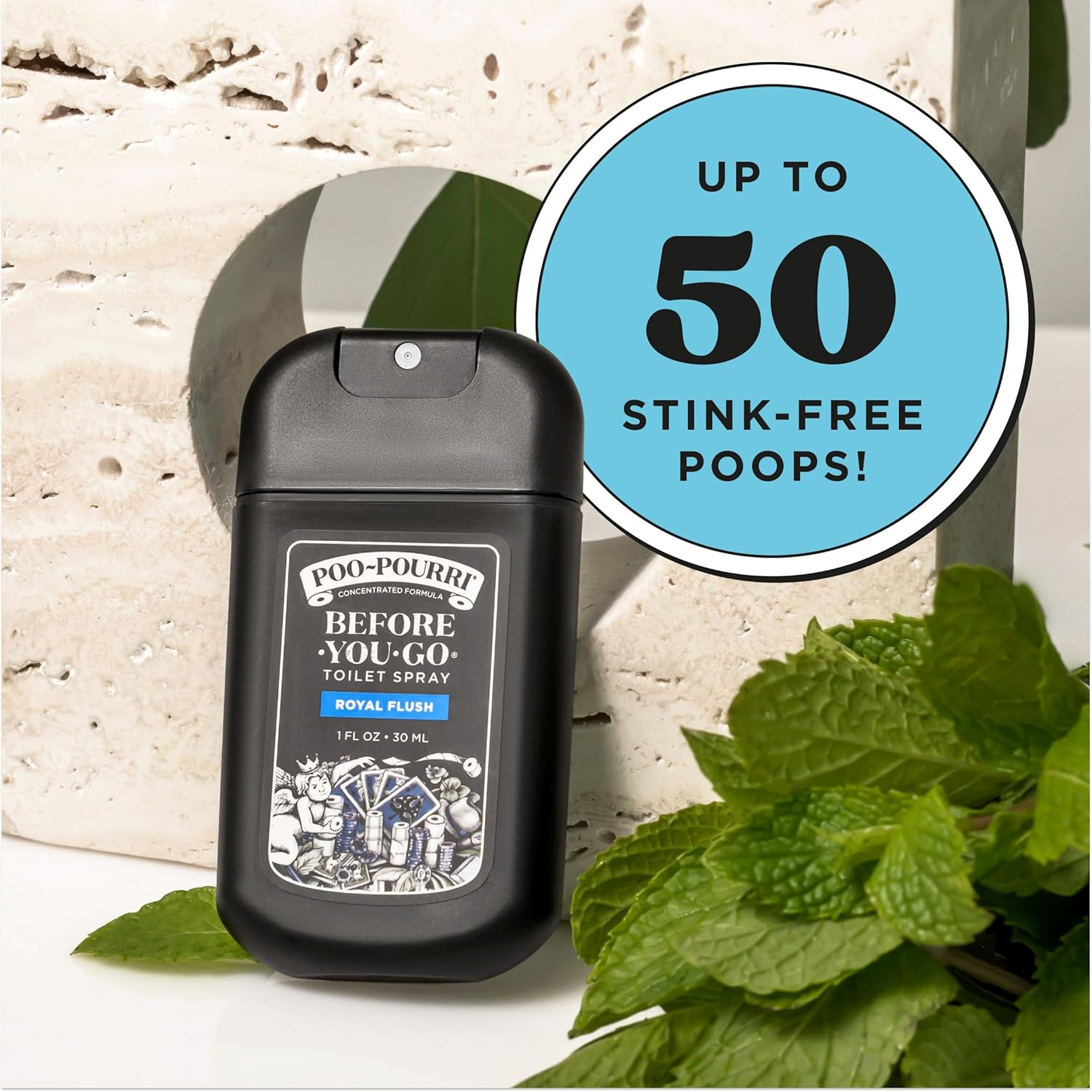 Poo-Pourri Royal Flush Toilet Spray - Eucalyptus Spearmint Scent