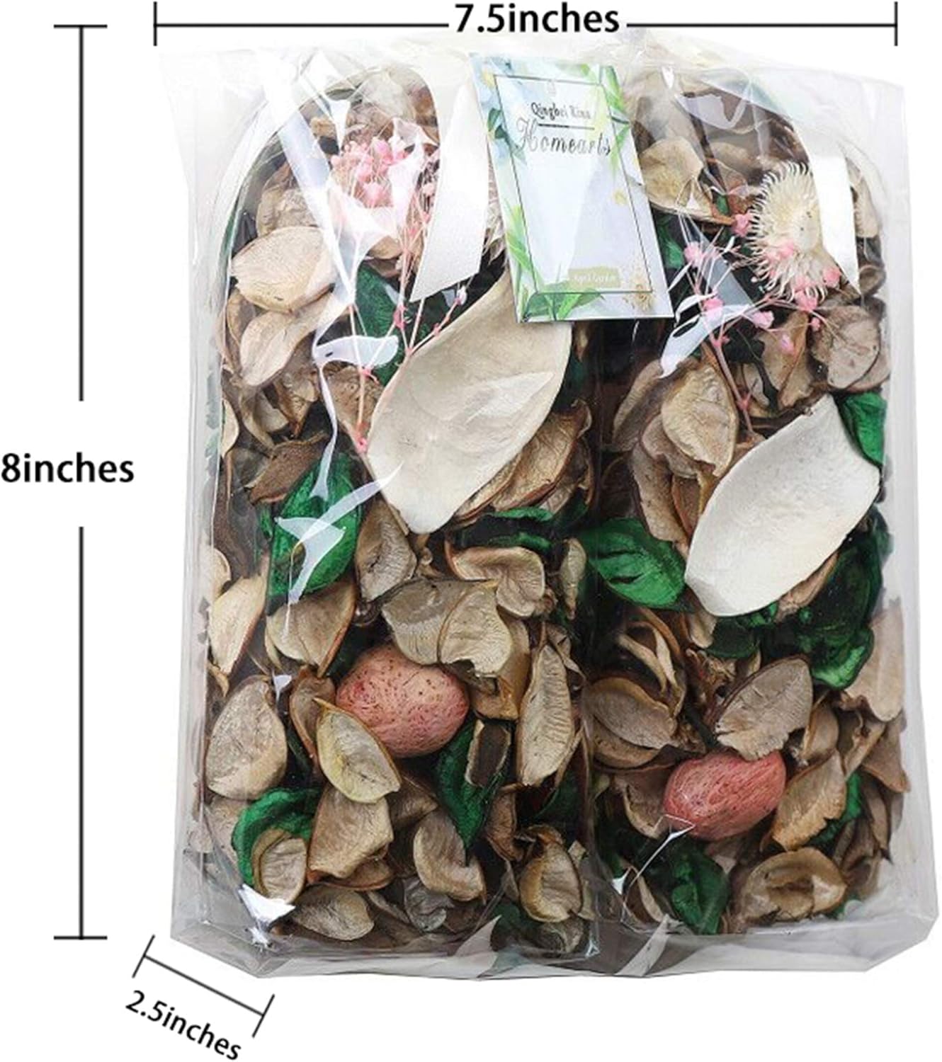 Qingbei Rina Jasmine Scented Potpourri Bags 84 oz 2 Bags