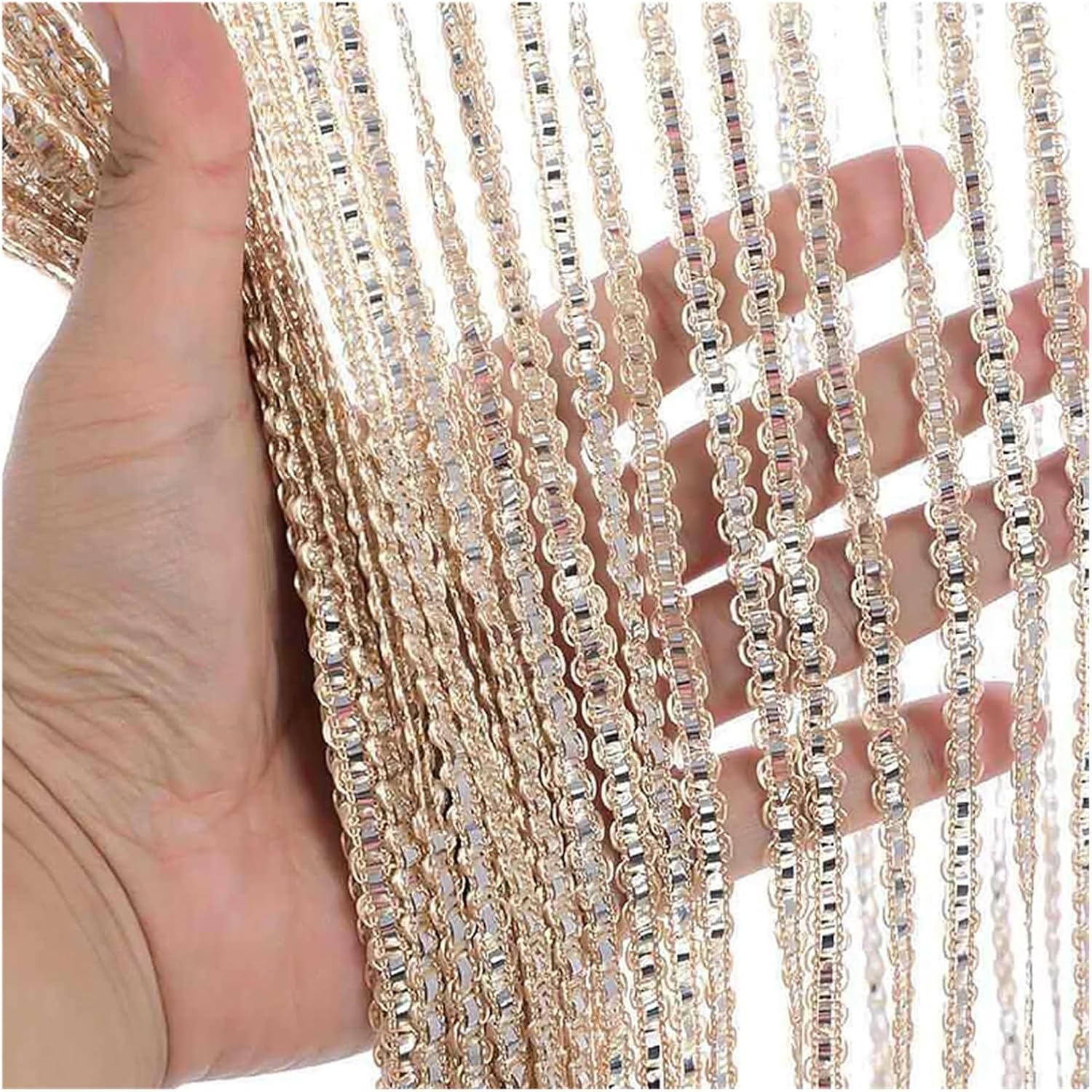 Shiny Tassel String Curtain for Room Division and Decor