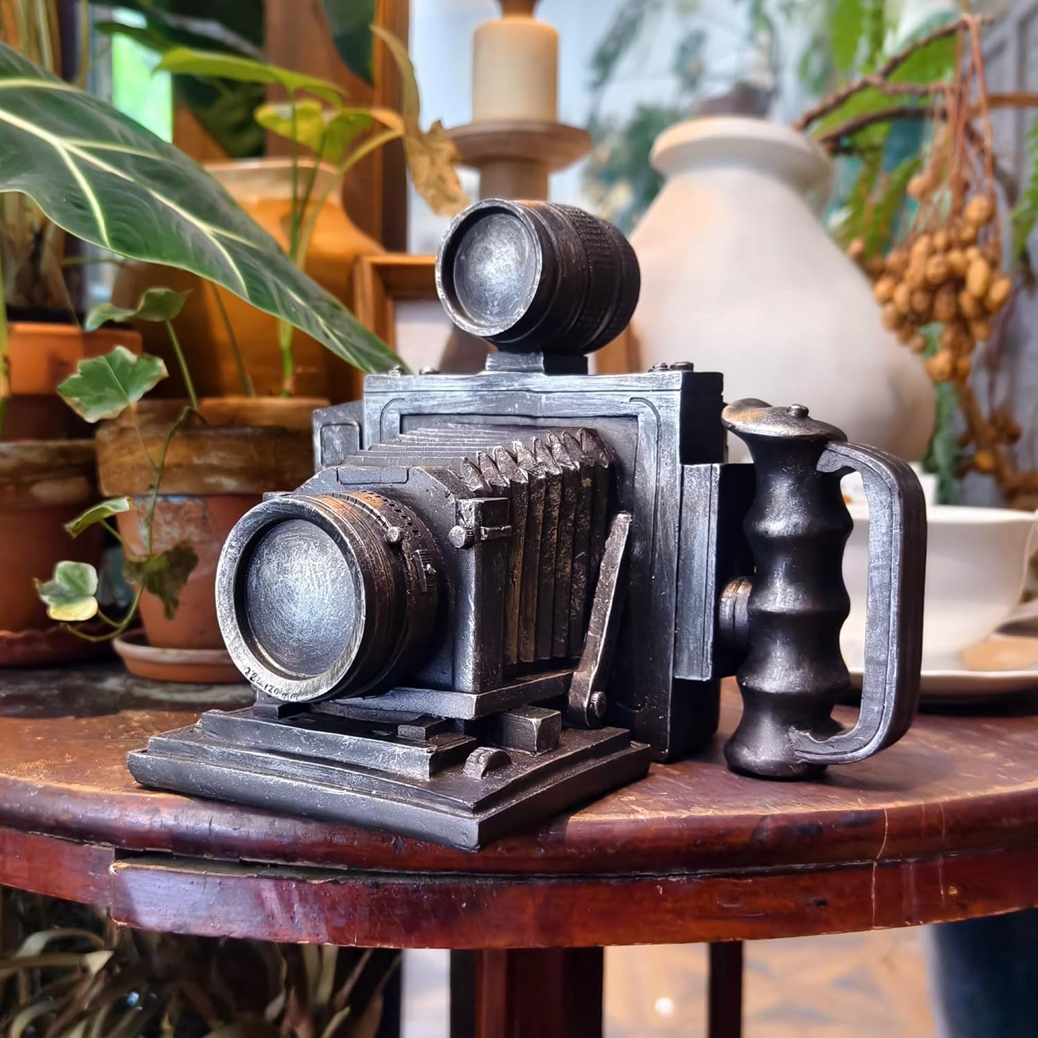 Retro Camera Style Resin Piggy Bank Nostalgic Decor
