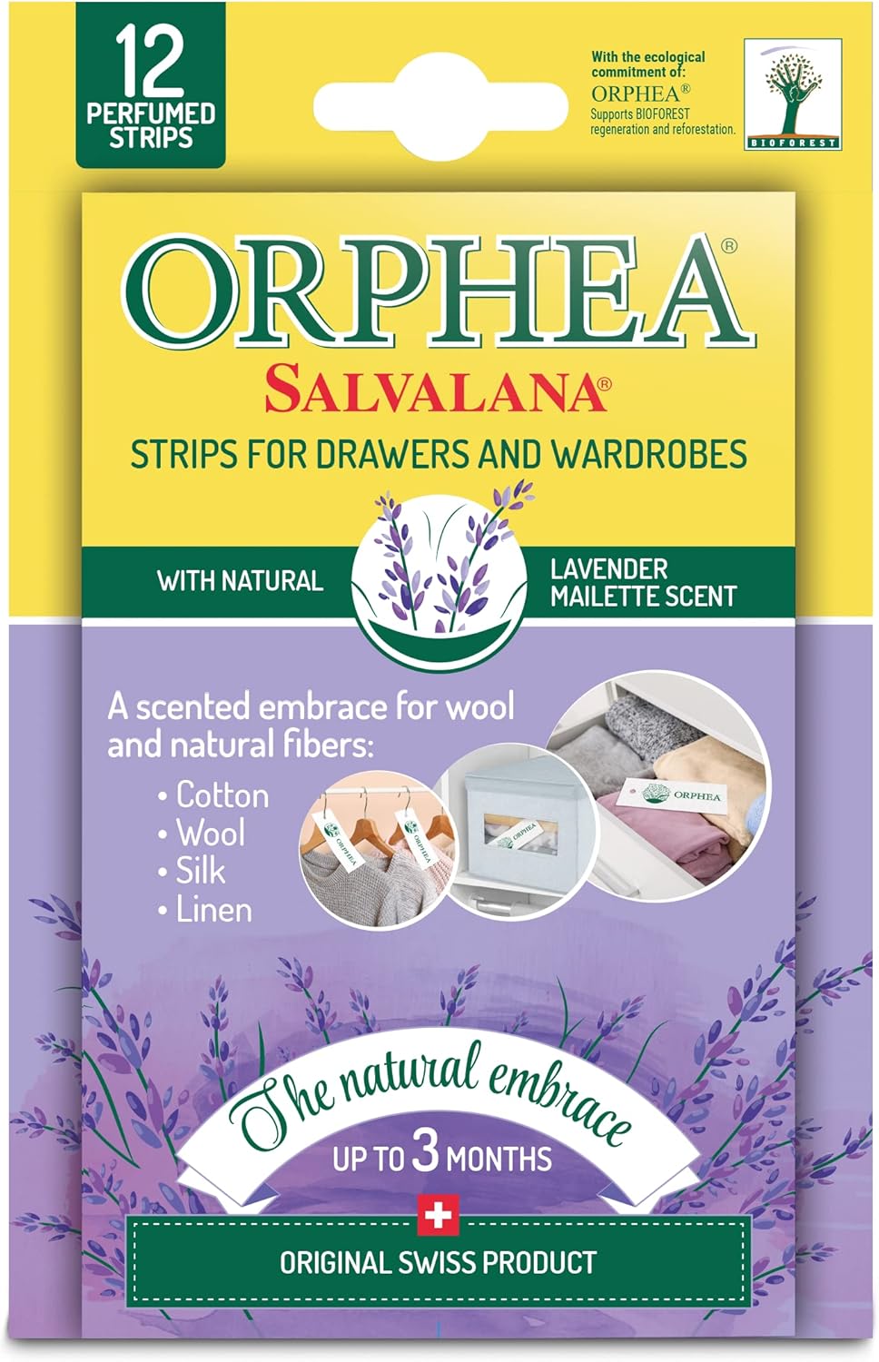 Orphea Scented Sheets Lavender 1 Pack for Drawers Closets