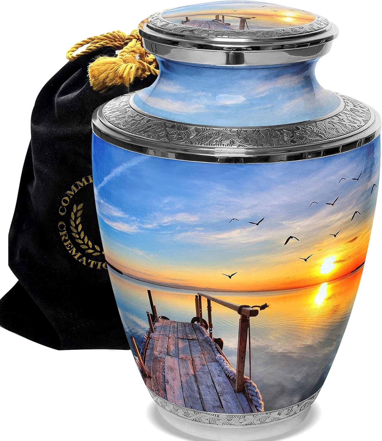 Dock of The Bay Cremation Urn for Ashes Adult Male