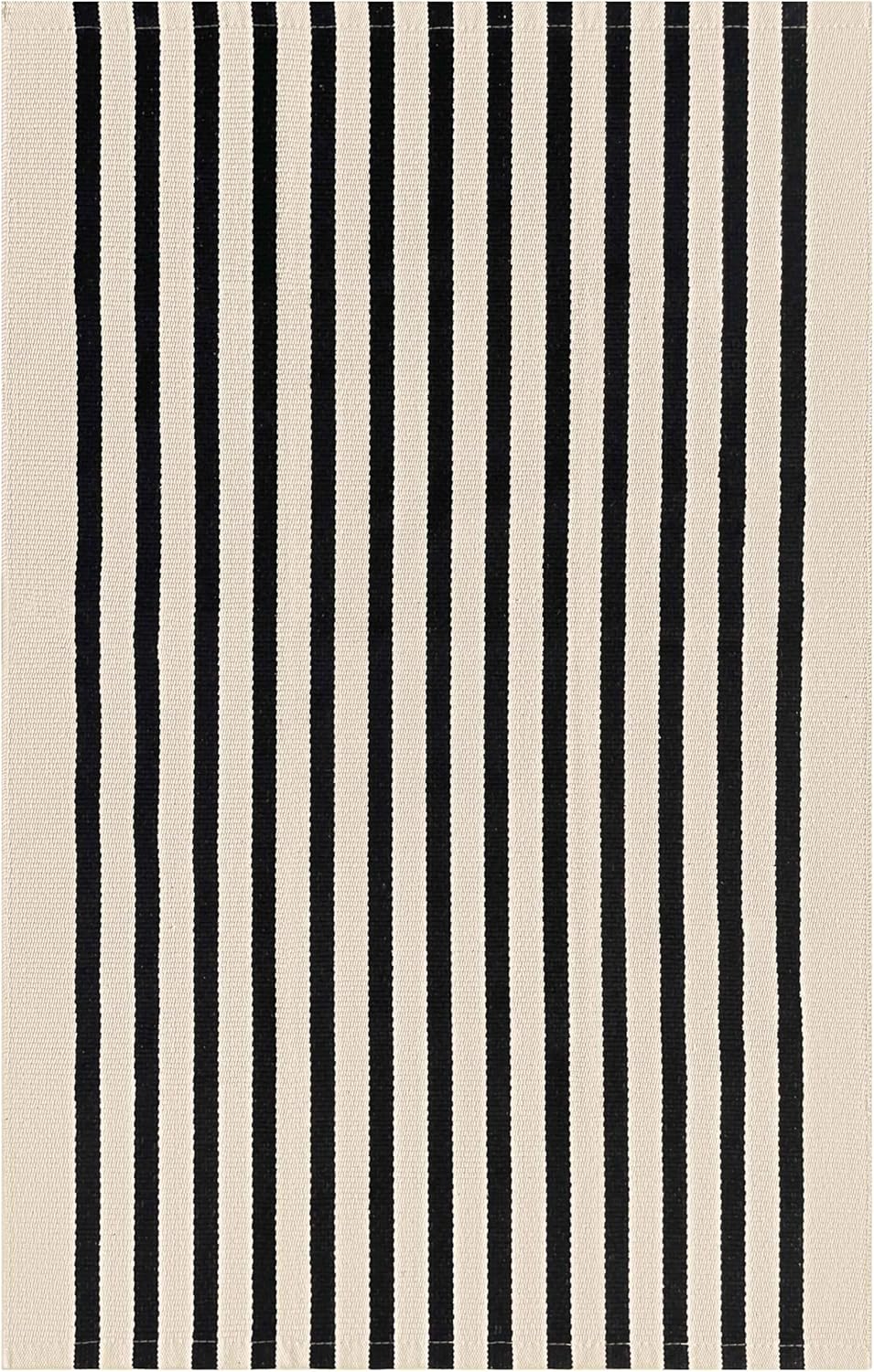 KILOCOCO Beige Striped Front Door Rug 23x36