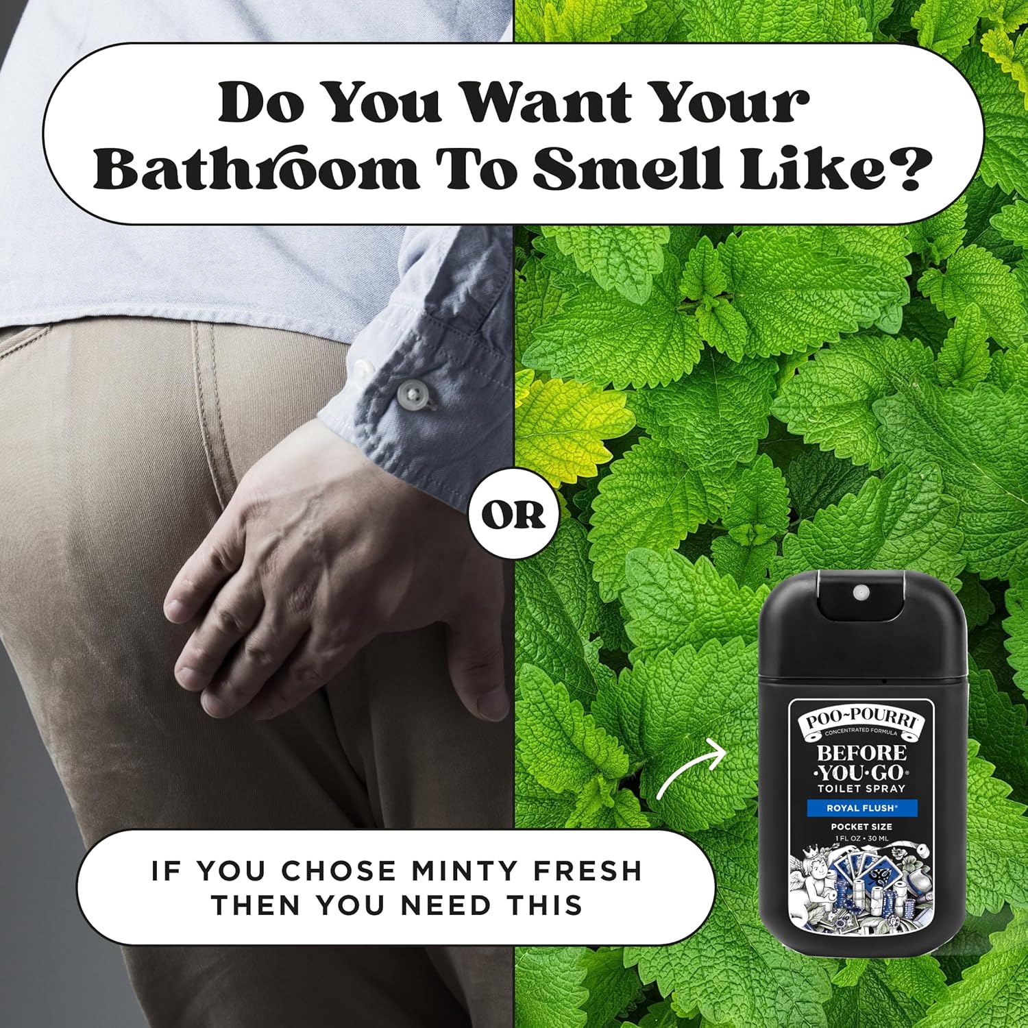 Poo-Pourri Royal Flush Toilet Spray - Eucalyptus Spearmint Scent