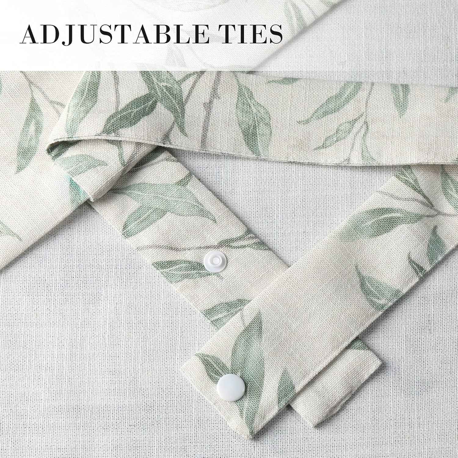 VOGOL Decorative Tie Up Curtains for Girls Room